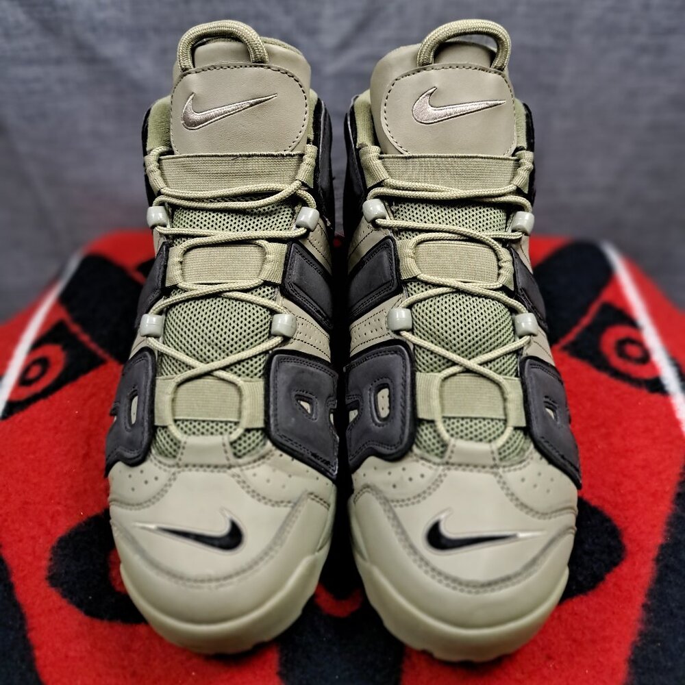 %SIZE 12 NIKE AIR MORE UPTEMPO DARK STUCCO/921948-007 MEN A 12 - Picture 3 of 14